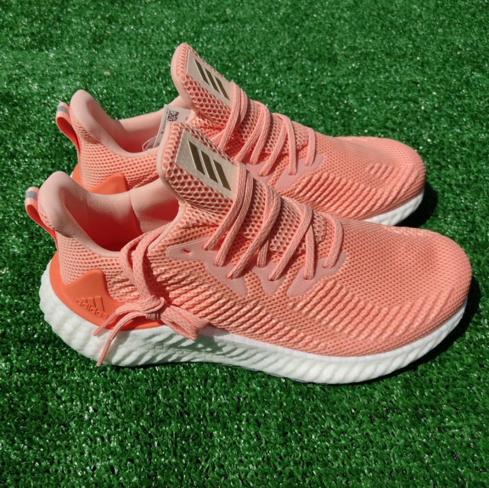 Adidas Alpha Boost Running Shoes Glow Pink F33947